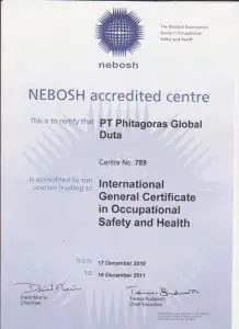 Nebosh International General Certificate Indonesia