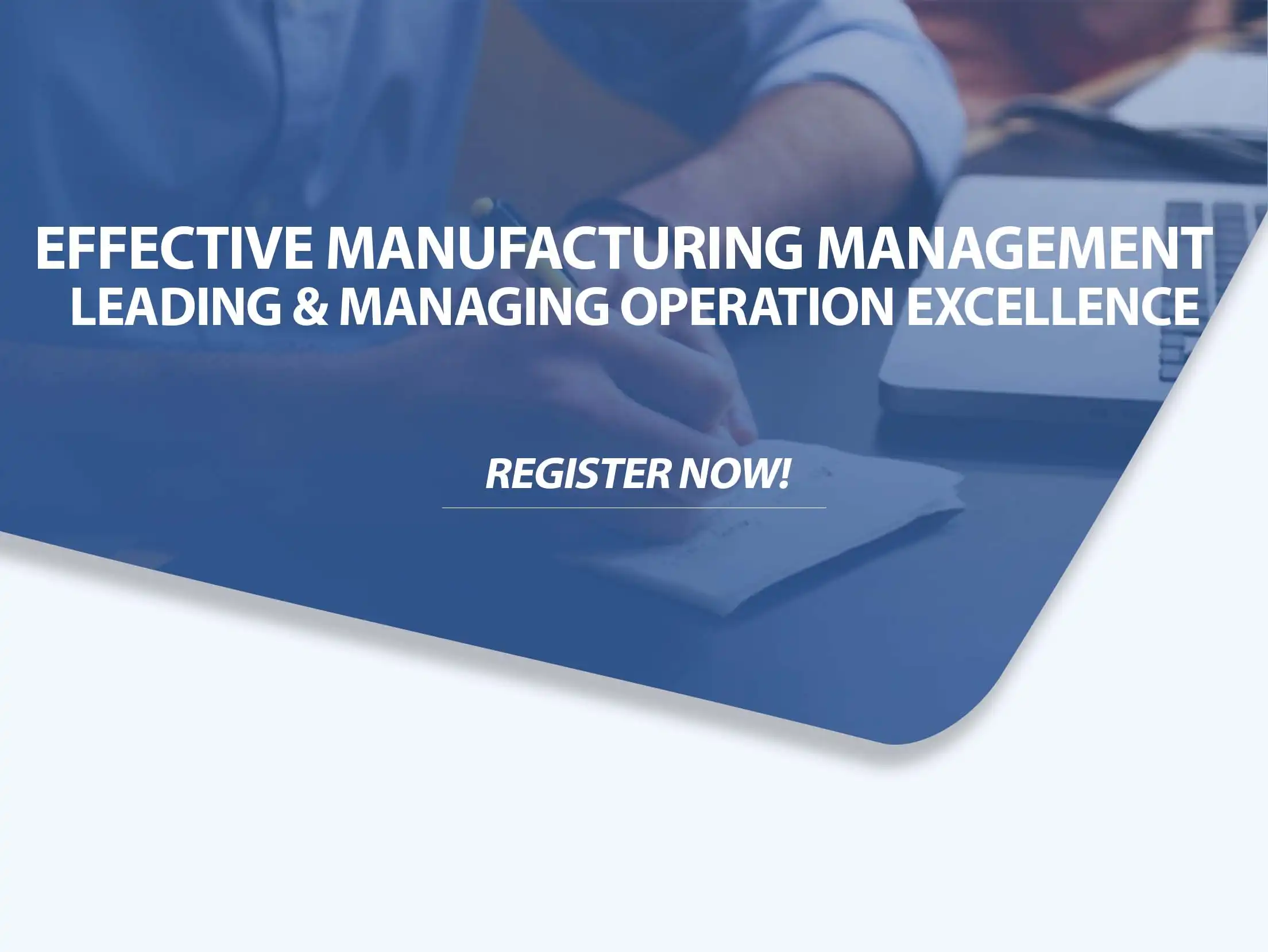 Effective Manufacturing Management