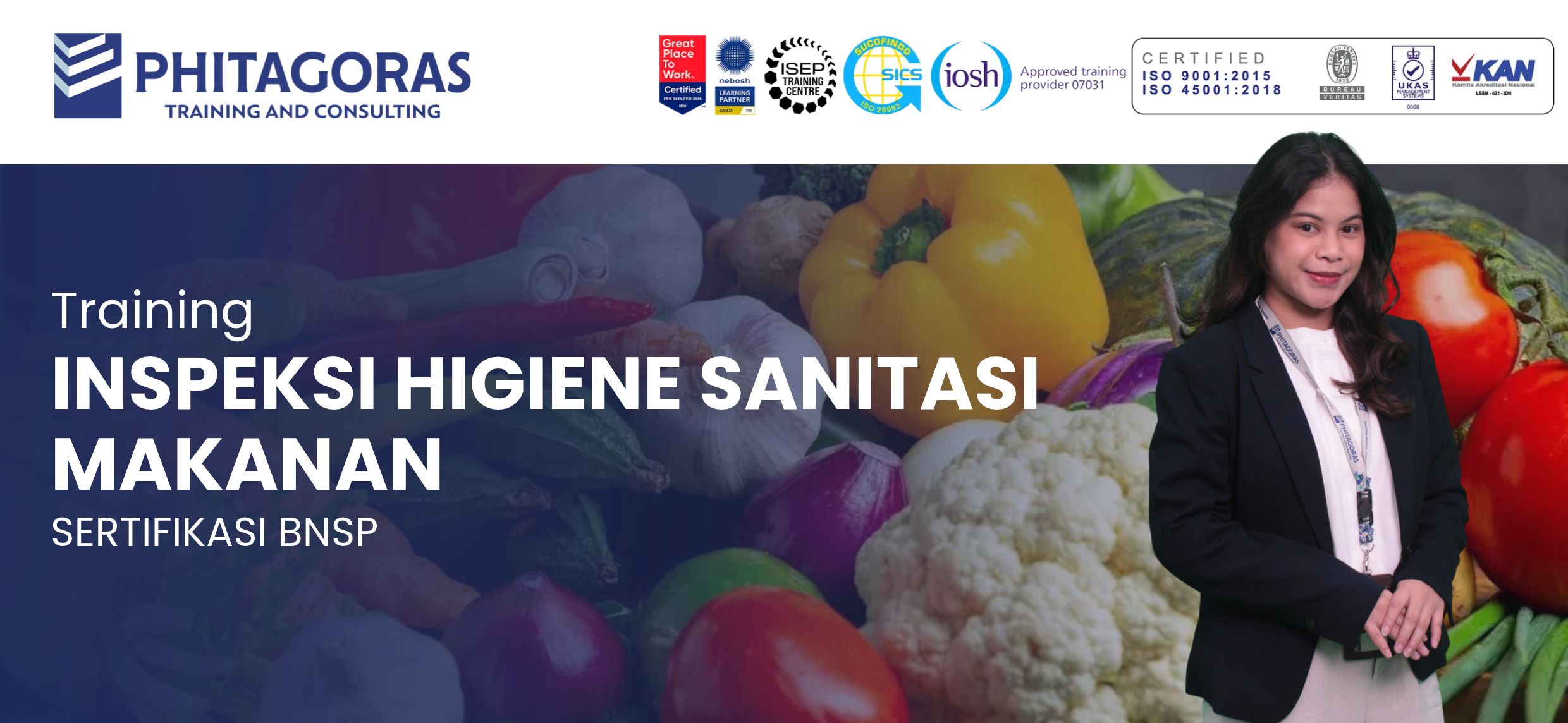 Training Inspeksi Higiene Sanitasi Makanan Sertifikasi BNSP