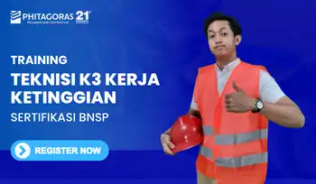 Training Teknisi K3 Kerja Ketinggian Sertifikasi BNSP