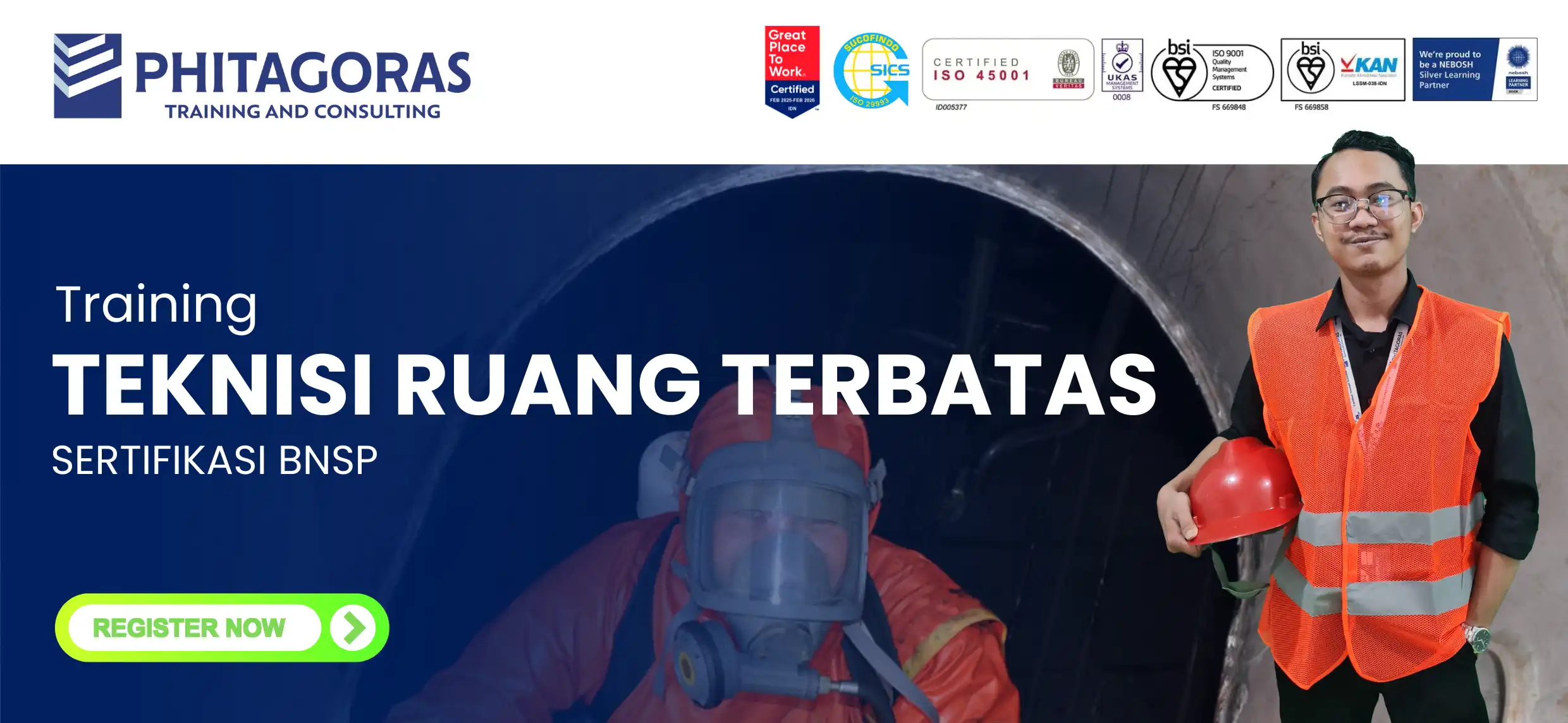Training Teknisi Ruang Terbatas Sertifikasi BNSP