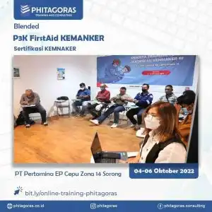 Blended P3K FirstAid KEMANKER - PT Pertamina EP Cepu Zona 14 Sorong