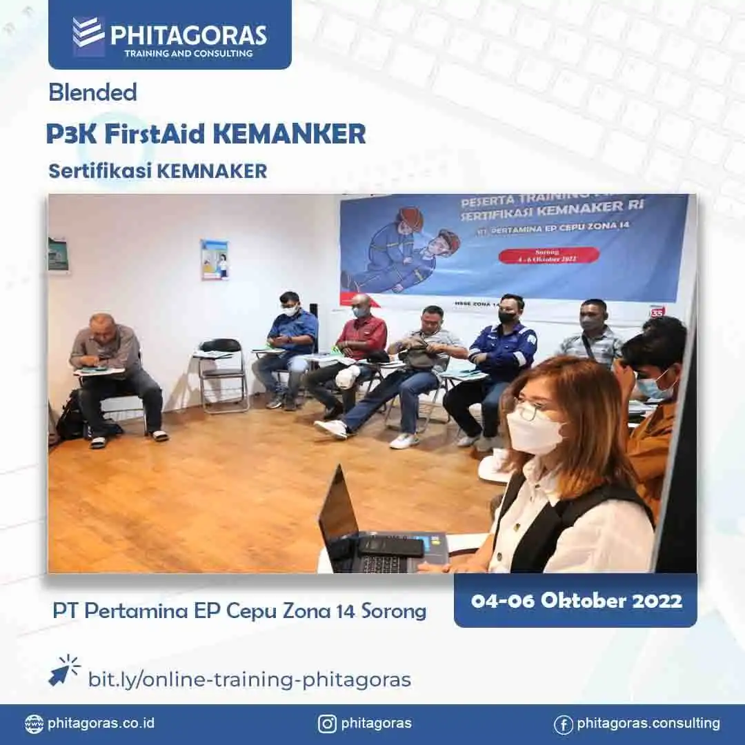 Blended P3K FirstAid KEMANKER - PT Pertamina EP Cepu Zona 14 Sorong