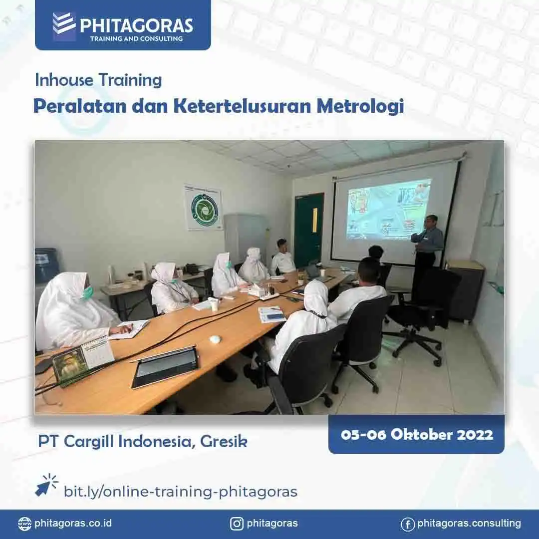 Inhouse Peralatan dan Ketertelusuran Metrologi - PT Cargill Indonesia Gresik