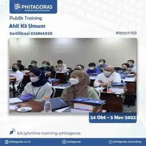 Public Offline Ahli K3 Umum Batch 168 Kemnaker