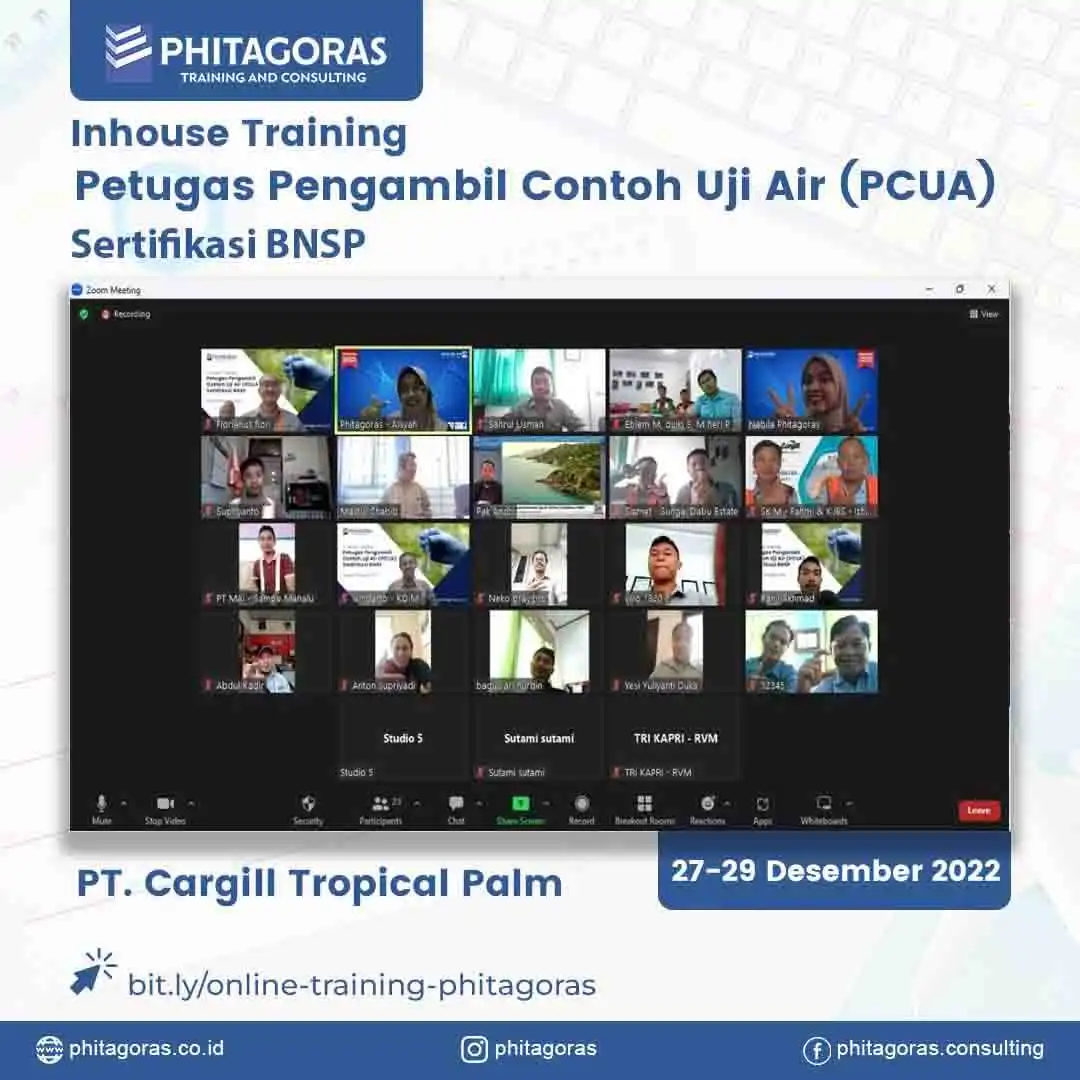 Petugas Pengambil Contoh Uji Air (PCUA)