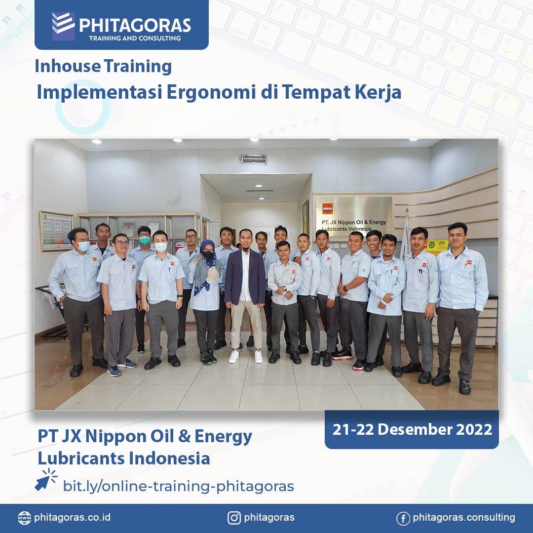 Inhouse Training Implementasi Ergonomi di Tempat Kerja - PT JX Nippon Oil & Energy Lubricants Indonesia