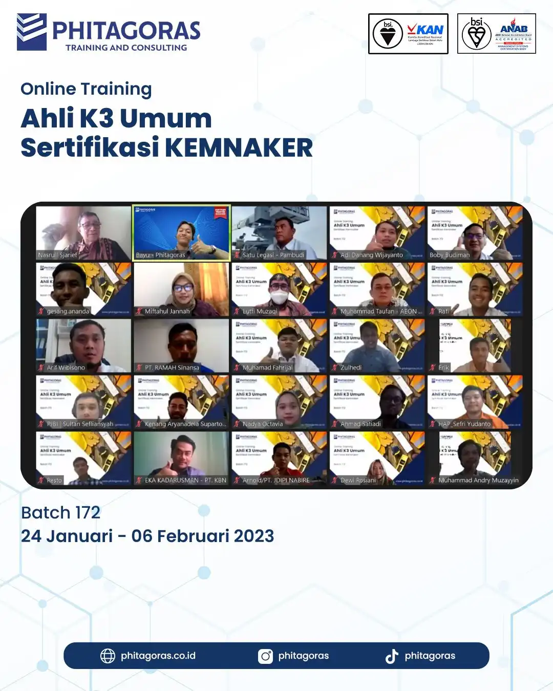 ahli k3 umum batch 172