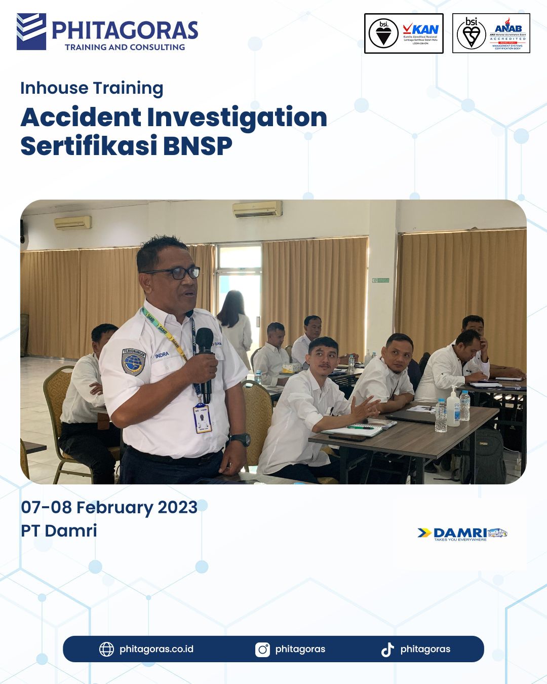 Training Accident Investigation Sertifikasi BNSP