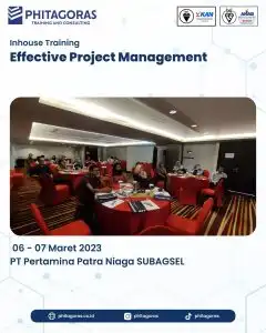 Inhouse Training Effective Project Management - PT Pertamina Patra Niaga SUBAGSEL