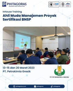 Inhouse Training Ahli Muda Manajemen Proyek Sertifikasi BNSP - PT. Petrokimia Gresik