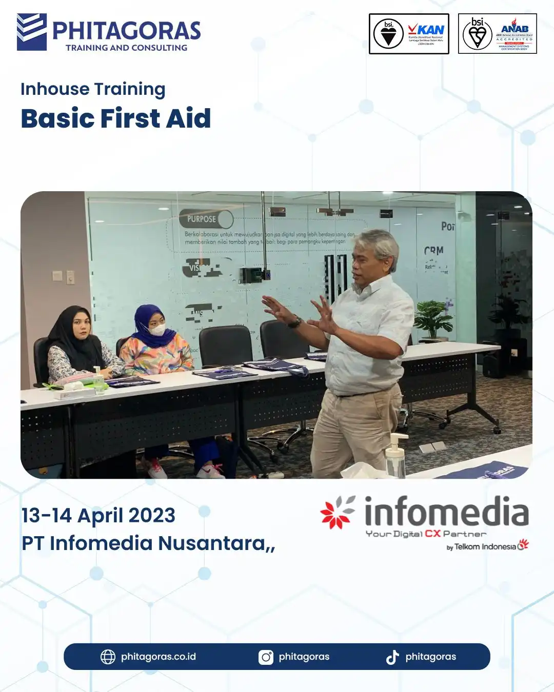 Inhouse Training Basic First Aid - PT Infomedia Nusantara