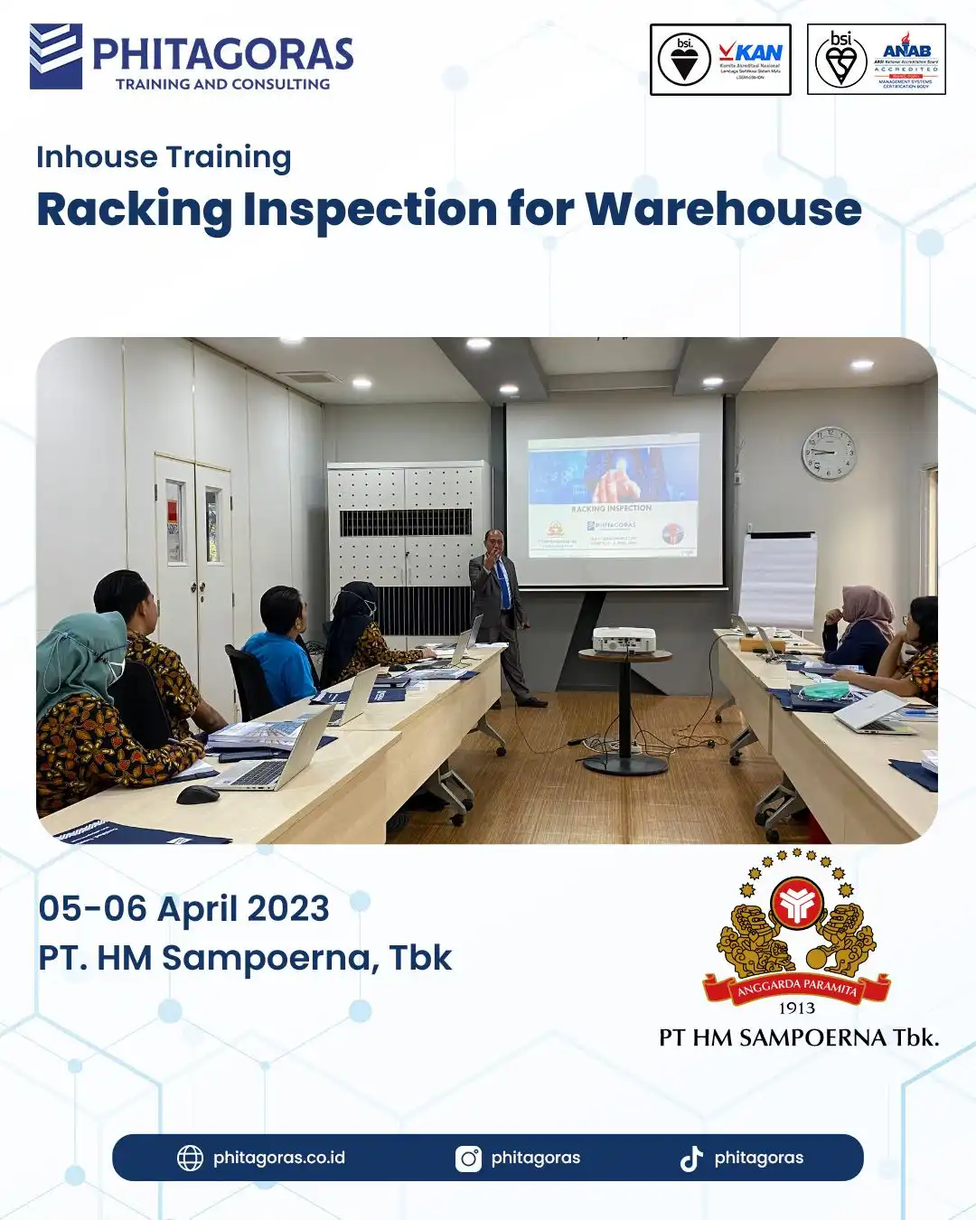 Inhouse Training Racking Inspection for Warehouse - PT. HM Sampoerna, Tbk