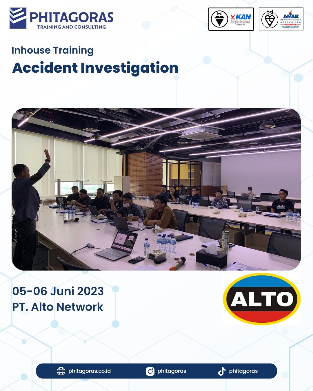 Inhouse Training Accident Investigation - PT. Alto Network