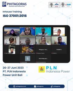 Inhouse Training ISO 37001:2016 - PT. PLN Indonesia Power Unit Bali