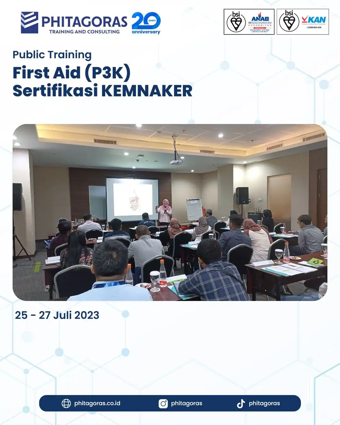 Public Training First Aid (P3K) Sertifikasi KEMNAKER