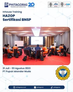 Inhouse Training HAZOP Sertifikasi BNSP - PT Pupuk Iskandar Muda