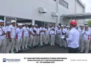 IHT Operator Forklift II Kemnaker, 4-6 Desember 2023. PT. Hino Motors Manufacturing Indonesia