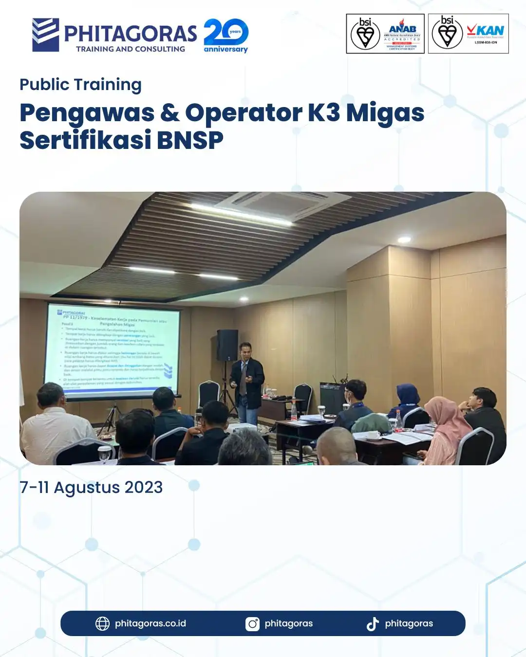 Public Training Pengawas & Operator K3 Migas Sertifikasi BNSP