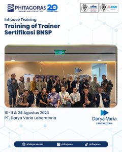 Inhouse Training of Trainer Sertifikasi BNSP - PT. Darya Varia Laboratoria