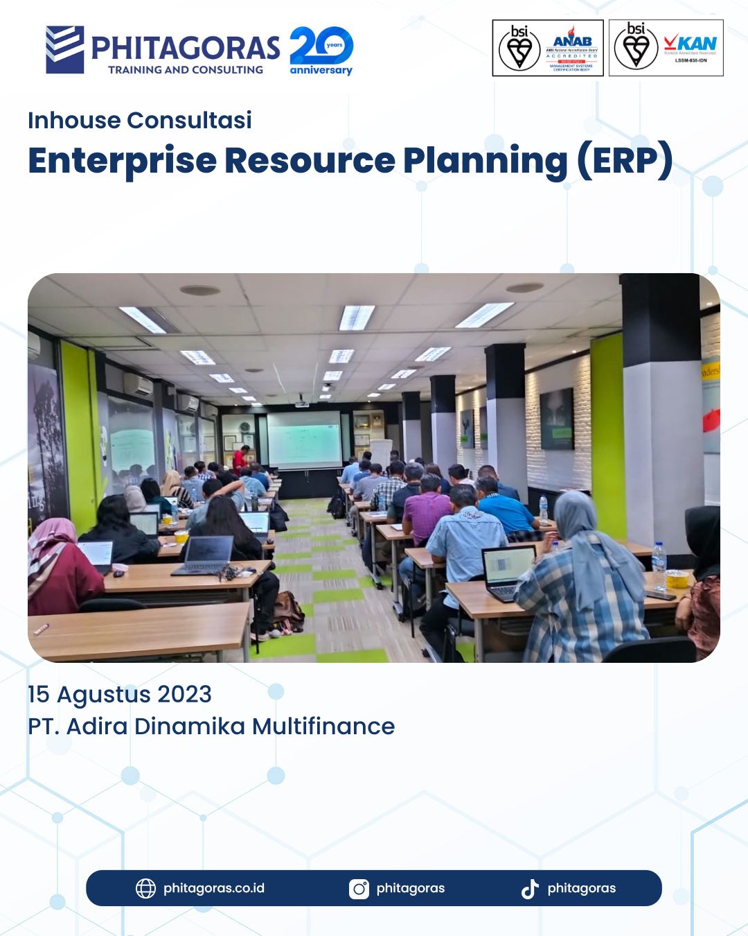 Inhouse Consultasi Enterprise Resource Planning (ERP) - PT. Adira Dinamika Multifinance