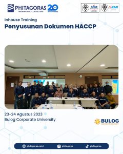 Inhouse Training Penyusunan Dokumen HACCP - Bulog Corporate University