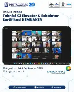 Inhouse Training Teknisi K3 Elevator & Eskalator Sertifikasi KEMNAKER - PT Angkasa Pura II