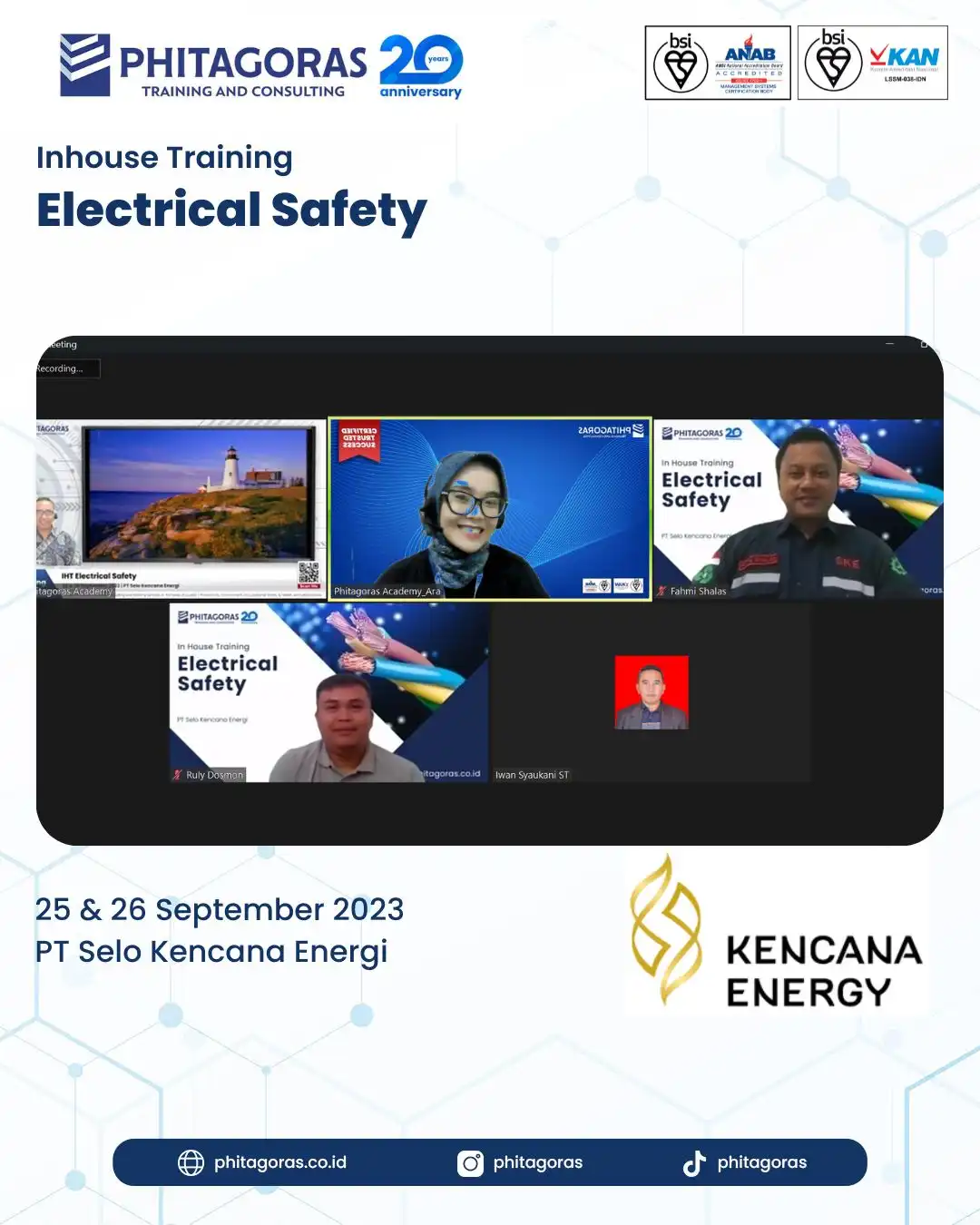 Inhouse Training Electrical Safety - PT Selo Kencana Energi