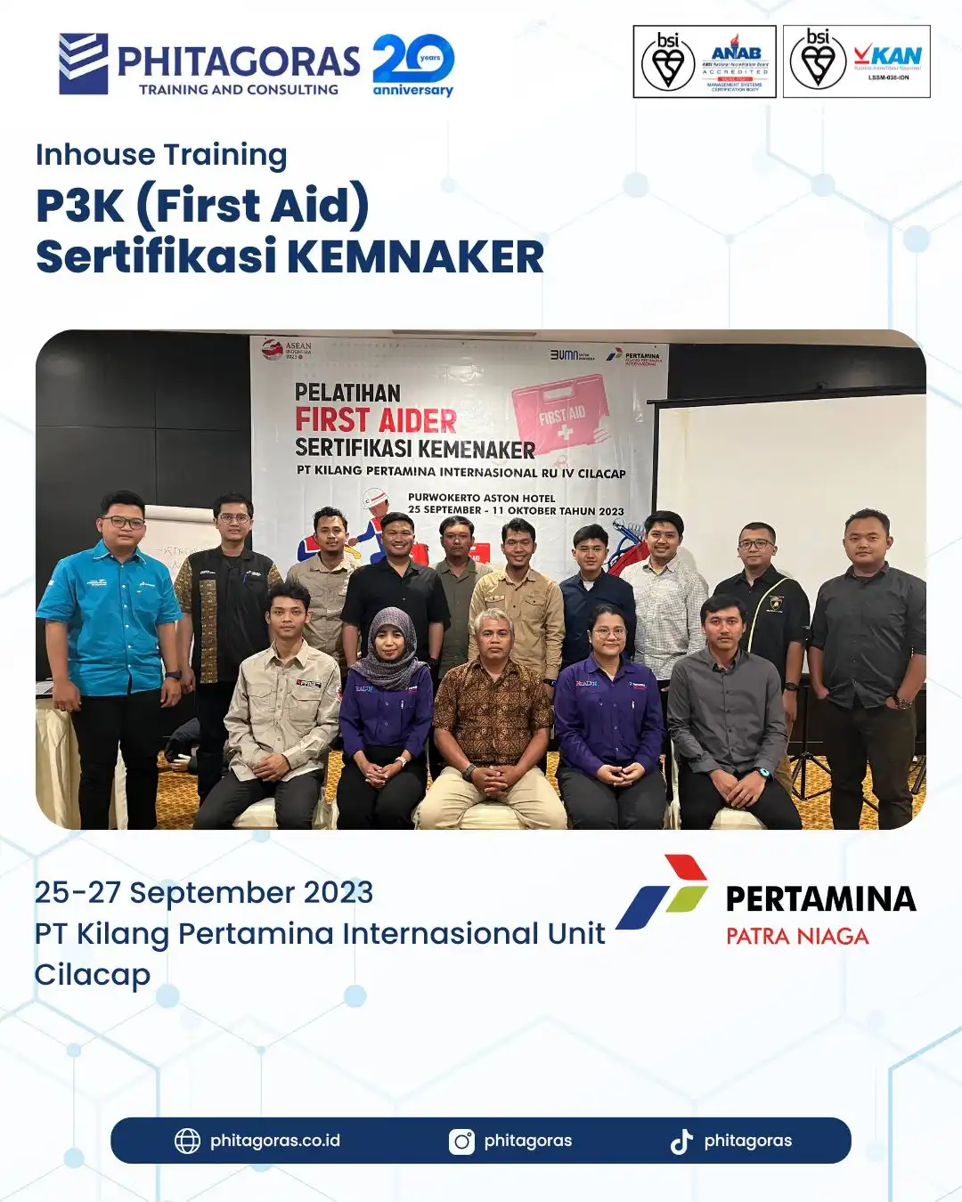 Inhouse Training Effective Project Management - PT Pertamina Hulu Kalimantan Timur