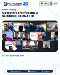 Public Training Operator Forklift Kelas 2 Sertifikasi KEMNAKER