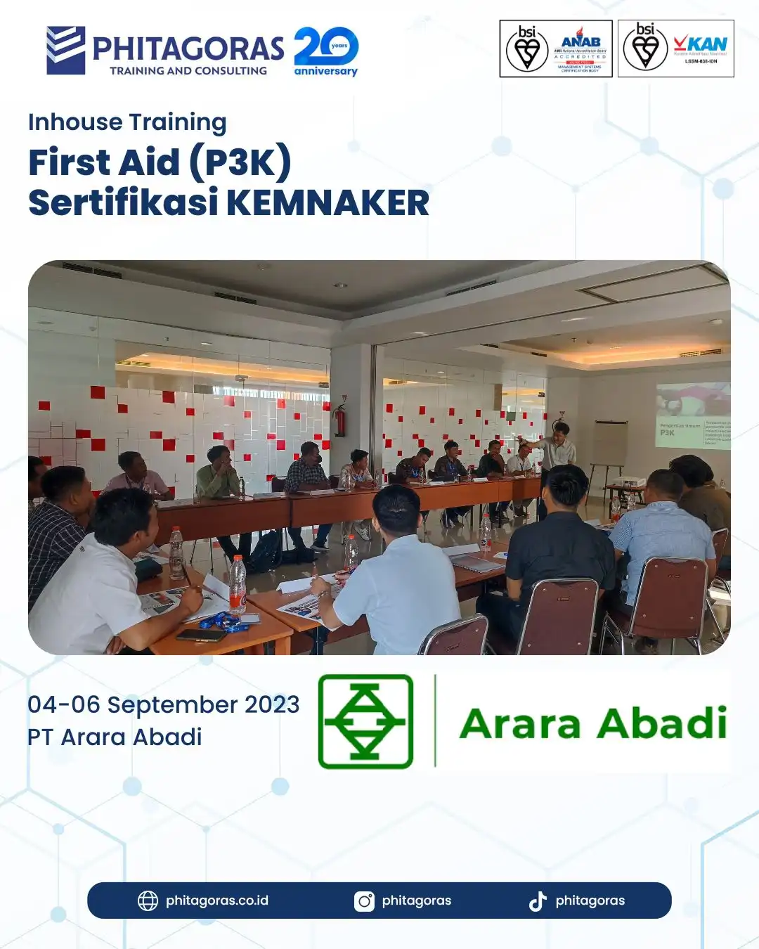 Inhouse Training First Aid (P3K) - PT Arara Abadi