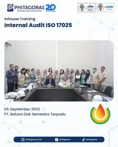 Inhouse Training Internal Audit ISO 17025 - PT. Batara Elok Semestra Terpadu