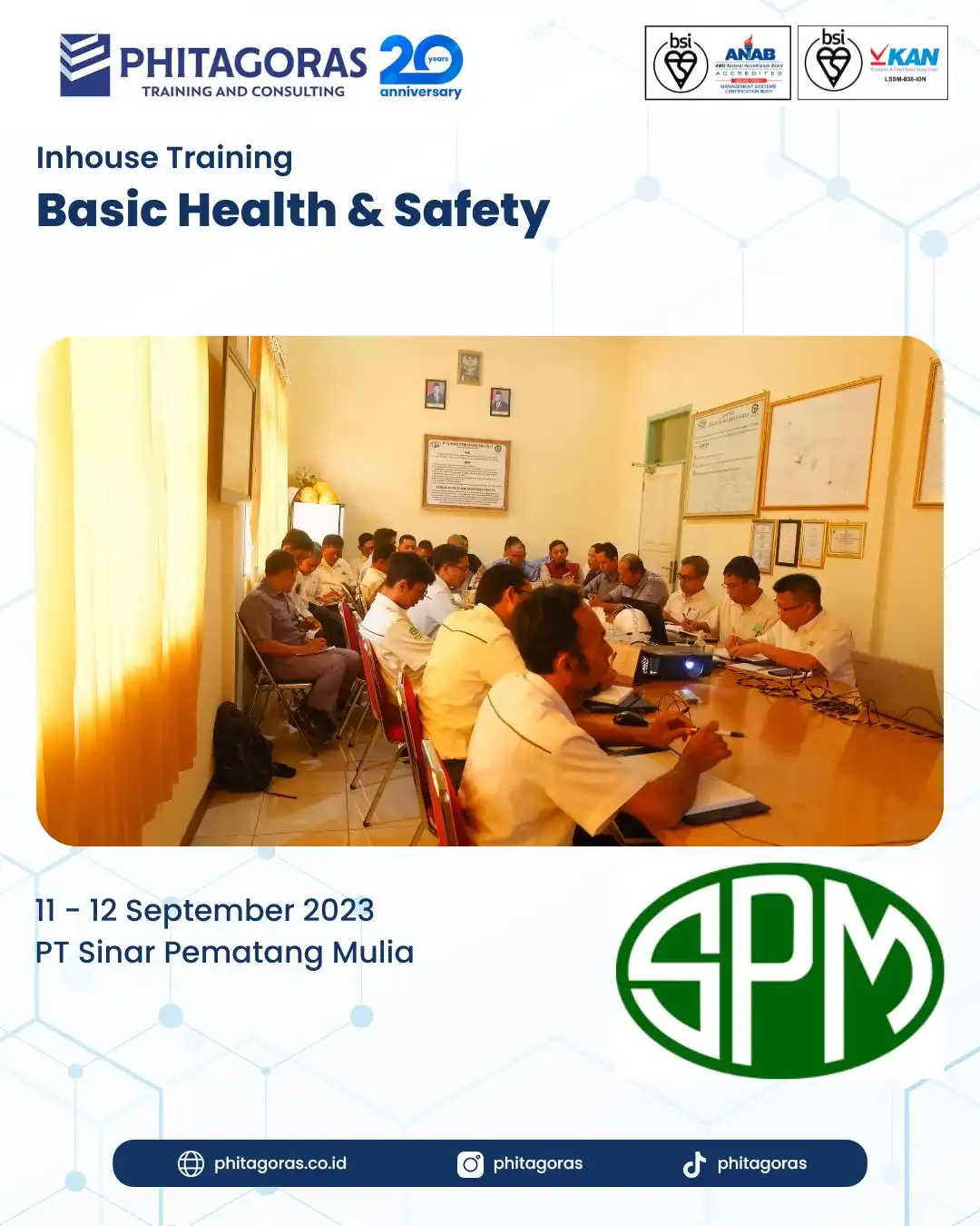 Inhouse Training Basic Health & Safety - PT Sinar Pematang Mulia