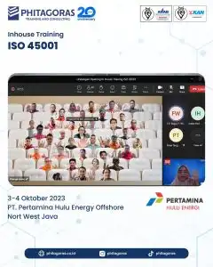 Inhouse Training ISO 45001 - PT. Pertamina Hulu Energy Offshore North West Java