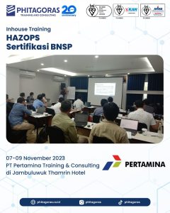 Inhouse Training HAZOPS Sertifikasi BNSP - PT Pertamina Training & Consulting di Jambuluwuk Thamrin Hotel