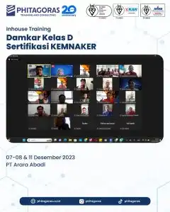 Inhouse Training Damkar Kelas D Sertifikasi KEMNAKER - PT Arara Abadi