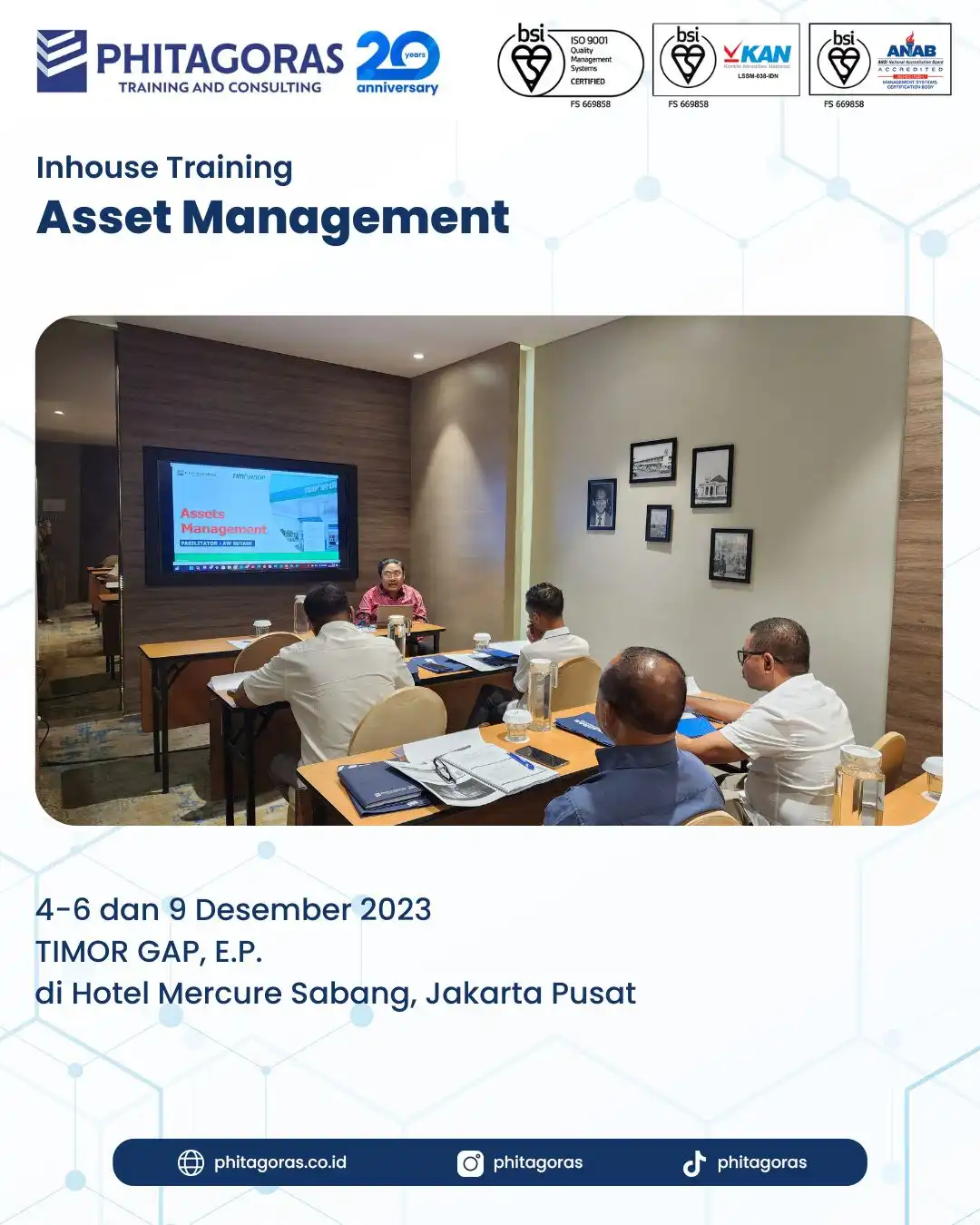 Inhouse Training Asset Management - TIMOR GAP, E.P