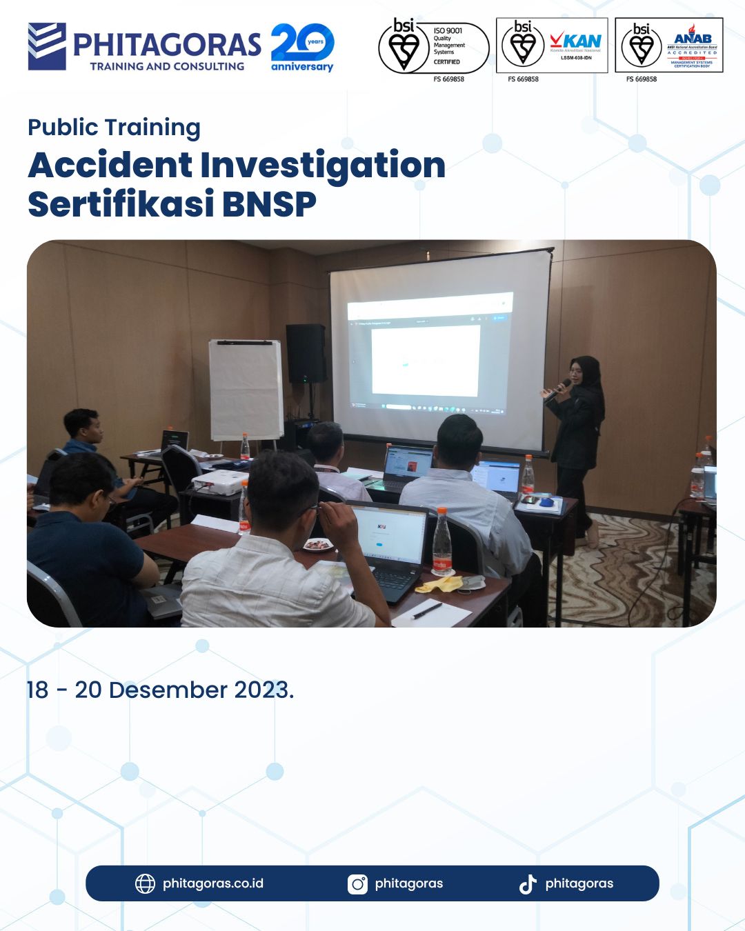 Public Training Accident Investigation Sertifikasi BNSP