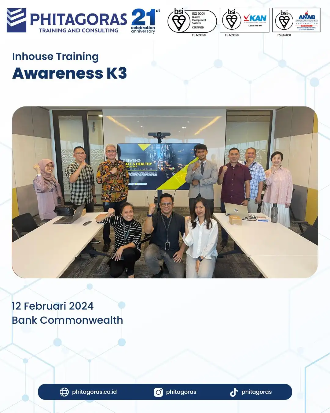 Inhouse Training Awareness K3 - Bank Commonwealth