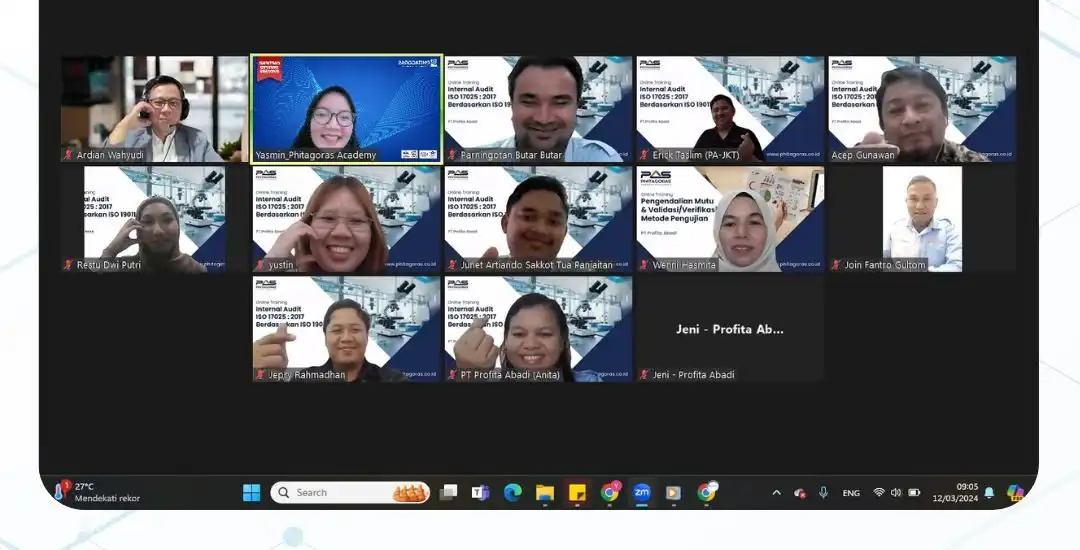 Konsultasi Training Internal Audit ISO 17025:2017 Berdasarkan ISO 19011:2018 - PT Profita Abadi
