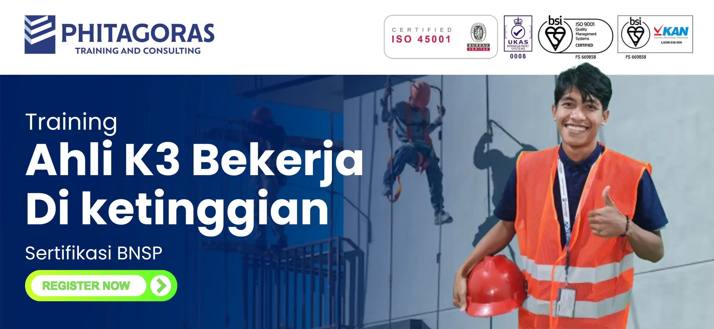 Ahli K3 Bekerja Di ketinggian BNSP