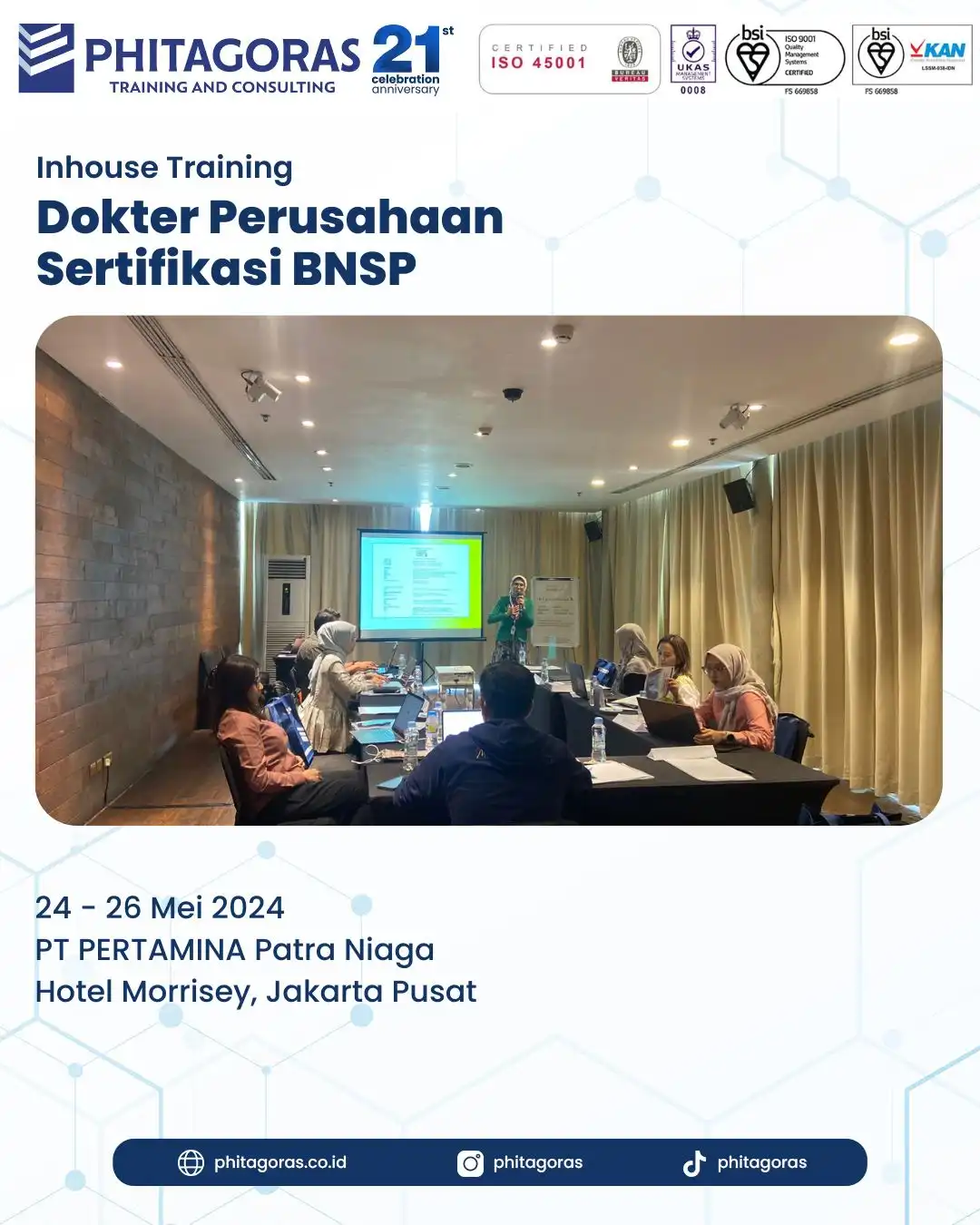 Training Dokter Perusahaan Sertifikasi BNSP - PT PERTAMINA Patra Niaga