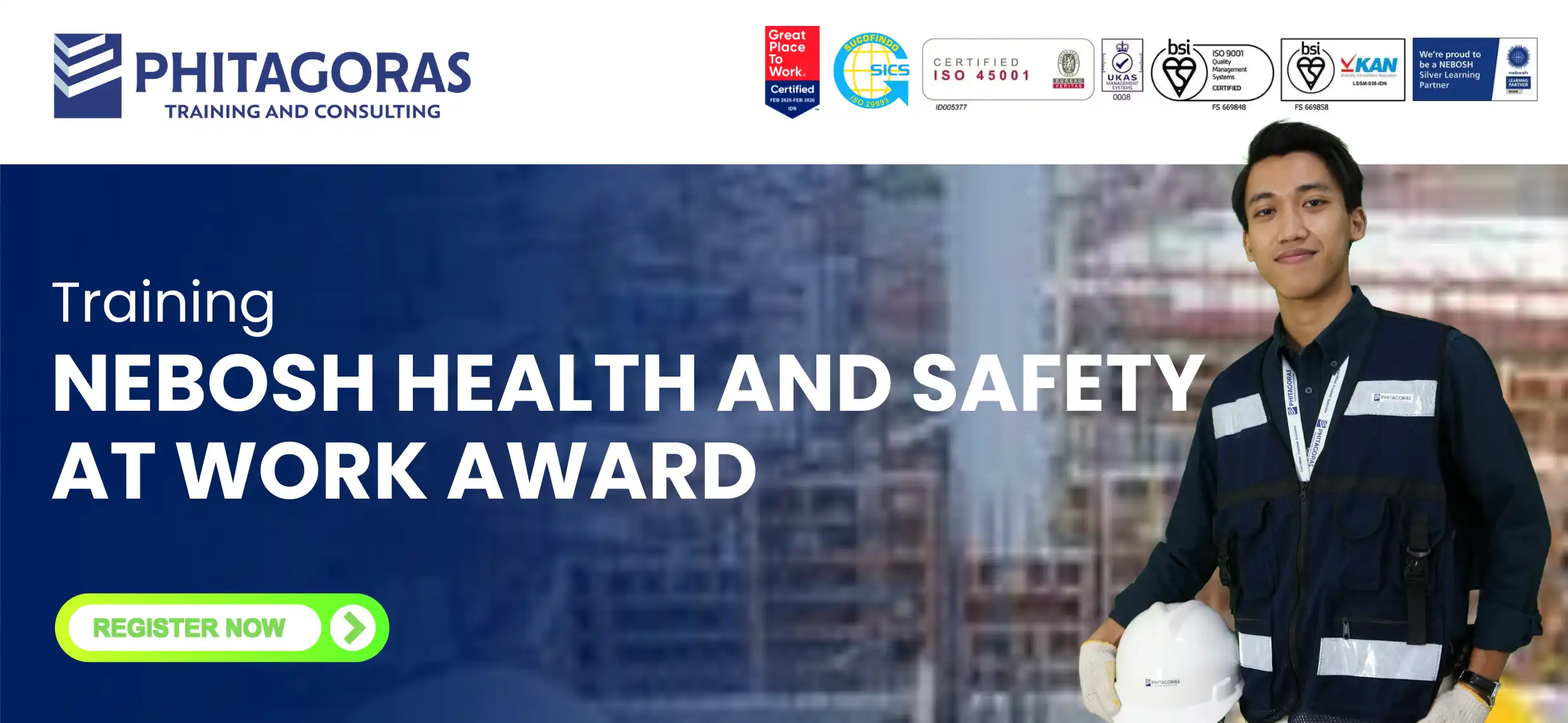 Training NEBOSH Health and Safety at Work Award