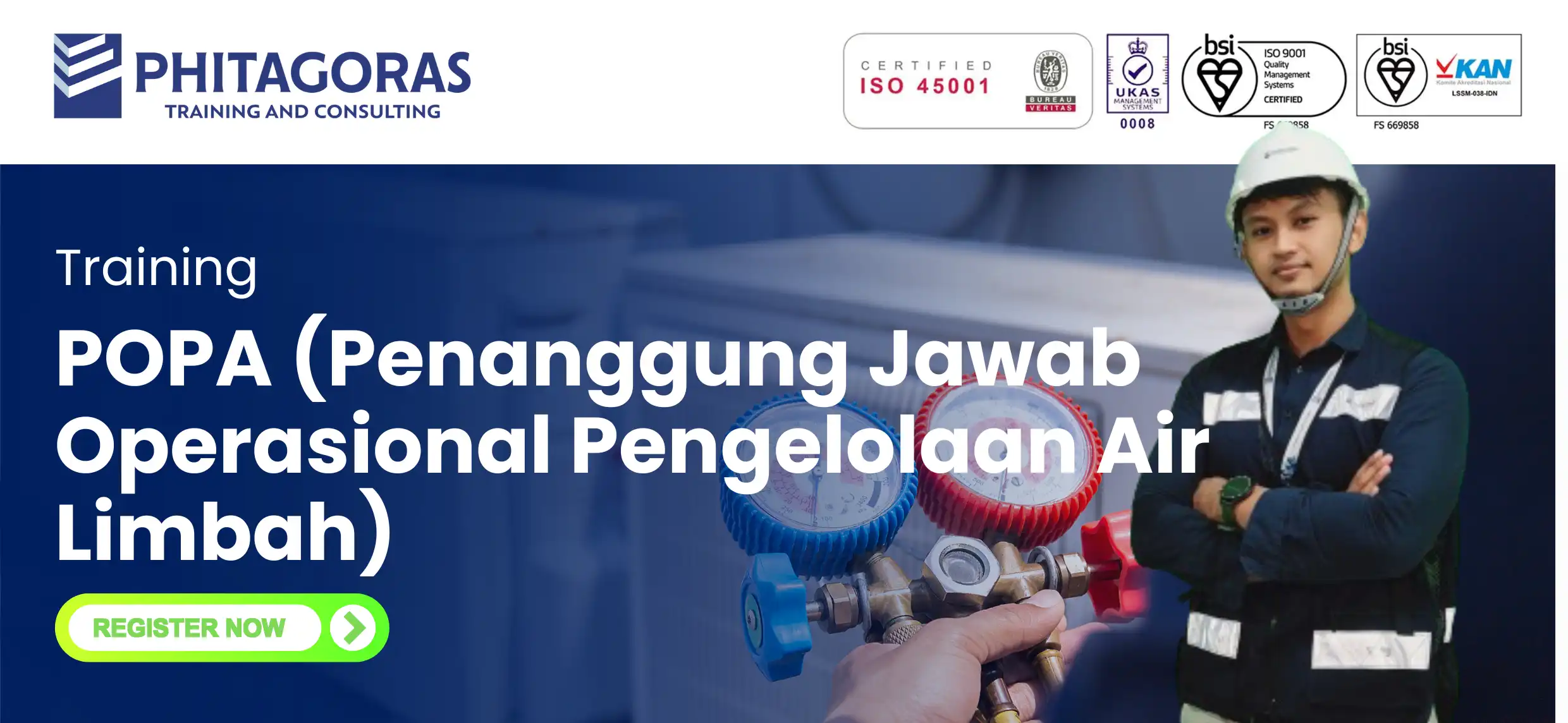Training POPA (Penanggung Jawab Operasional Pengelolaan Air Limbah) Sertifikasi BNSP