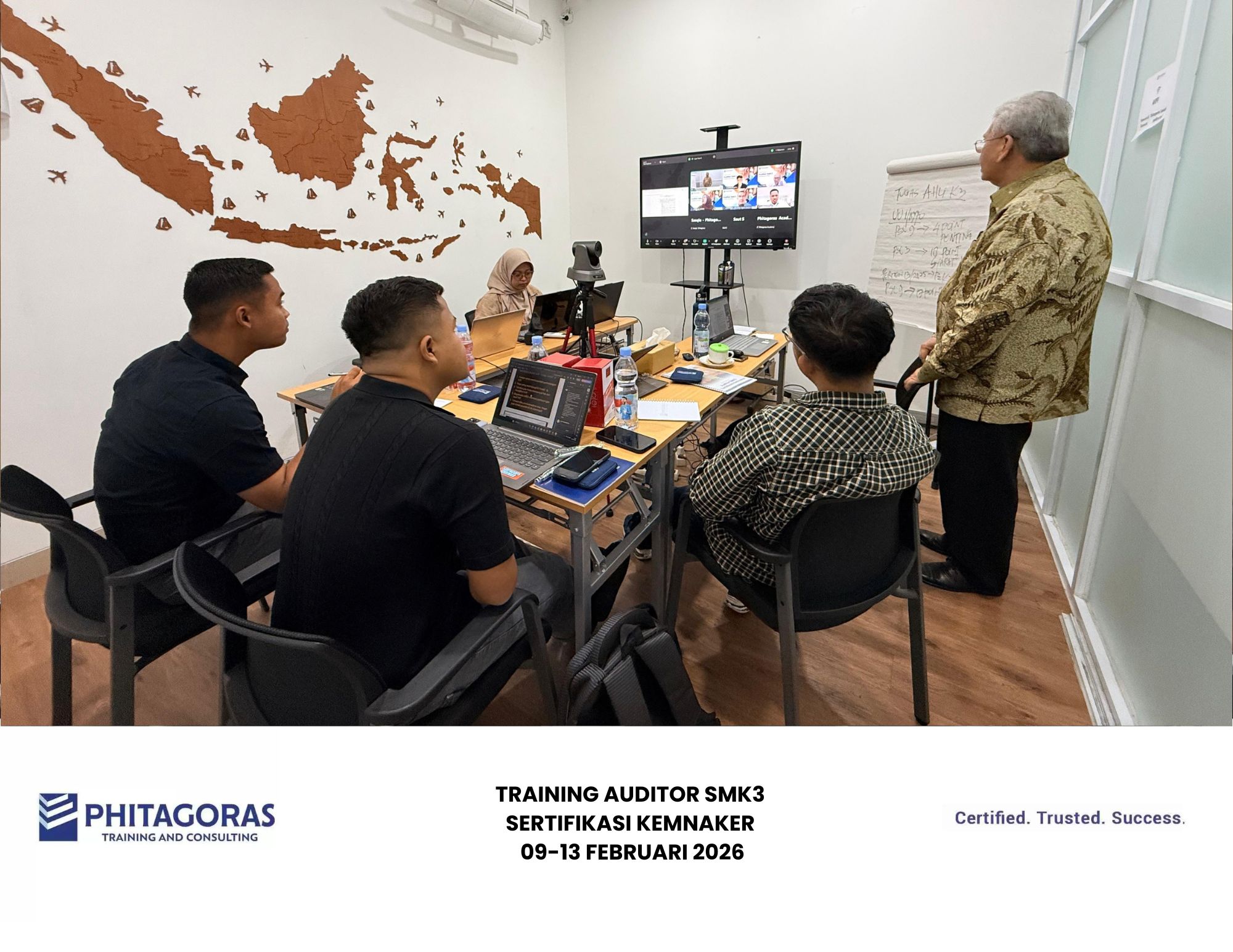 Hybrid Training Auditor SMK3 Sertifikasi KEMNAKER 9-13 Februari 2026