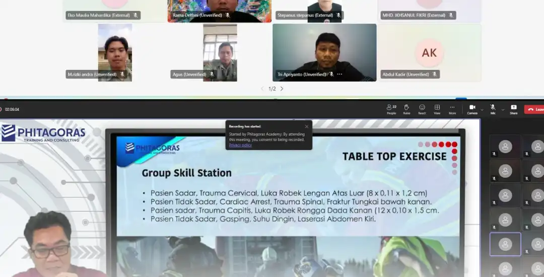 In House Training BTCLS (Basic Trauma Cardiac Life Support) - PT Wirakarya Sakti (Sinarmas Group) Tanggal 14 - 16 Agustus 2024