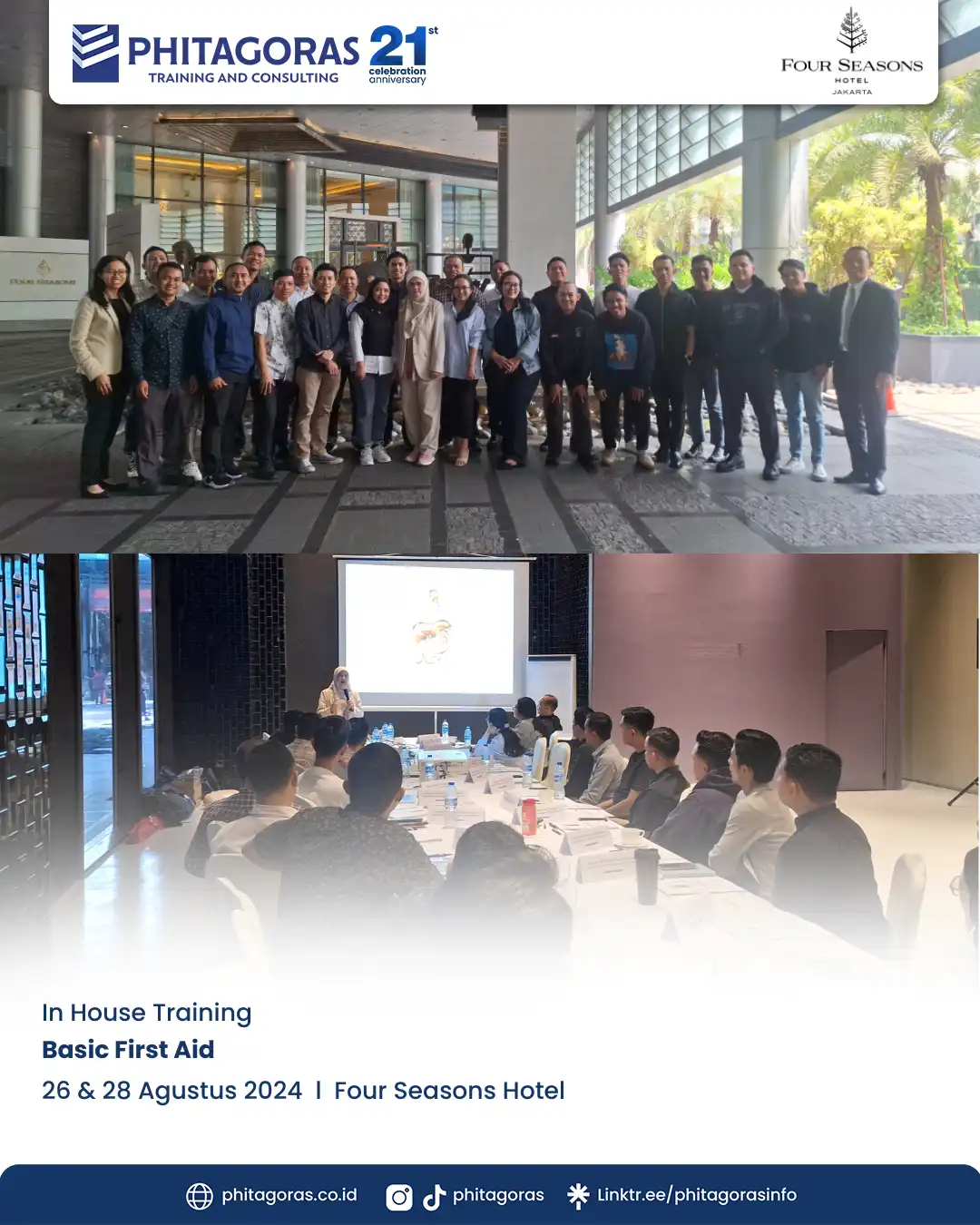 Inhouse Training Basic First Aid - Four Seasons Hotel