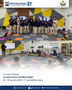 Inhouse Training K3 Laboratorium Sertifikasi BNSP - PT Petrokimia Gresik Tanggal 26 - 29 Agustus 2024