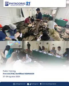 Public Training First Aid (P3K) Sertifikasi KEMNAKER Tanggal 27-29 Agustus 2024