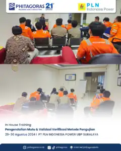 In House Training Pengendalian Mutu & Validasi Verifikasi Metode Pengujian - PT PLN INDONESIA POWER UBP SURALAYA